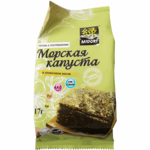 Морская капуста в оливковом масле