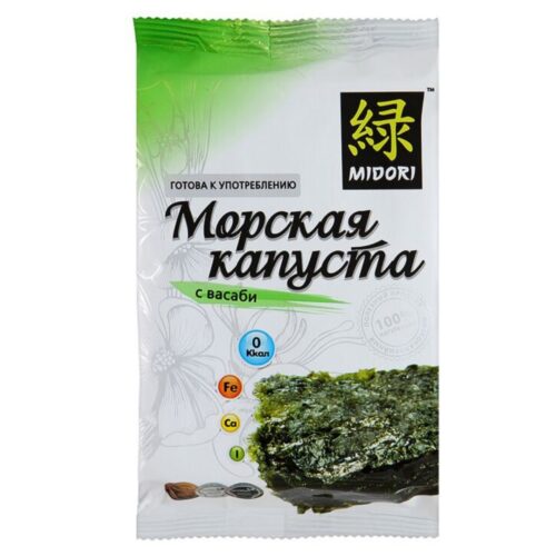 Морская капуста с васаби