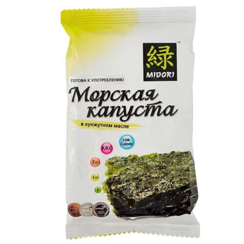 Морская капуста в кунжутном масле
