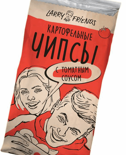 Чипсы из натурального картофеля с Томатным соусом