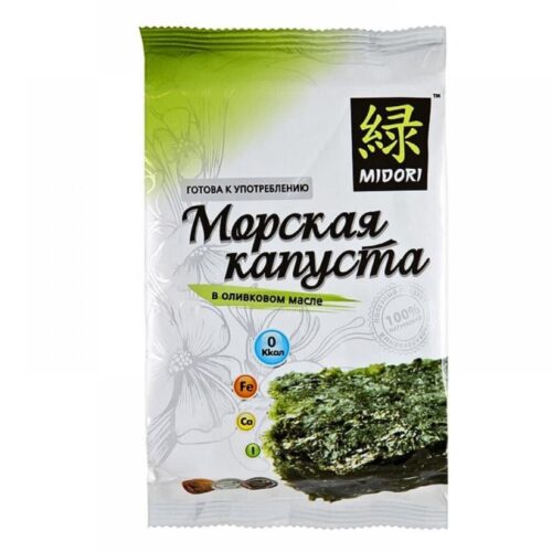 Морская капуста в оливковом масле